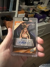 🔥2023 Topps Chrome Black Star Wars Salacious B. Crumb/ Paul Dodson Auto /25 picture