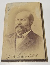 1880 James A Garfield CDV Photo Platteville WI Robertson Studio Portrait picture