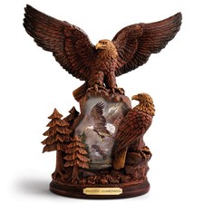Bradford Majestic Guardians Eagle Sculpture Ted Blaylock Black Forest 10 inches picture