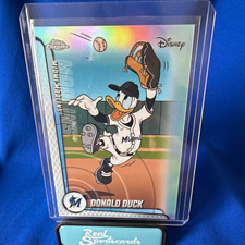 Topps Chrome Disney Baseball 2026 Donald Duck Miami Marlins MLBH-54 picture