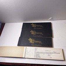 Antique 1920’s US Brand Notes Check Debt Record Book Trade Acceptance Slips (1*) picture