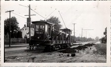 1935 PSCT 5646 Work Train Photograph Scotch Plains NJ Cinders Dirt Road picture