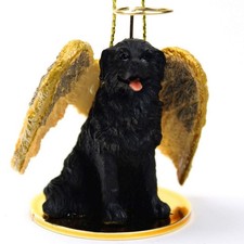 Newfoundland Ornament Angel Figurine Hand Painted picture