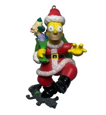 Carlton Cards Heirloom Homer Simpson D'oh Ho Ho Merry Christmas Ornament 2004 picture