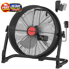 12 Inch Cordless Floor Fan for Milwaukee M18 Battery Portable Jobsite Fan picture