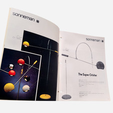 Vintage 1972 Robert Sonneman MidCentury Lighting Catalog MCM 70s Lamp Chandalier picture
