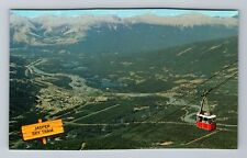 Jasper-Alberta, Jasper Sky Tram, Vintage Postcard picture
