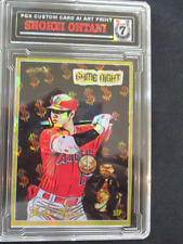 2023  SHOHEI OHTANI Game Night Cracked Ice Refractor Limited Edition Made By PGX picture