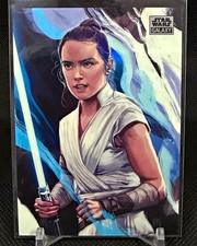 2026 Topps Star Wars Galaxy Rey Original Art Puzzle Card POWW-4 picture