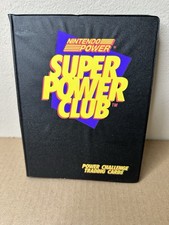 Nintendo Super Power Club Binder with 53 Cards picture