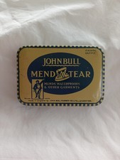 Vintage 1940's John Bull Mend a Tear (Fawn Outfit) Tin & Contents picture