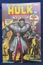 MARVEL Incredible Hulk #1 **Signed by Lou Ferrigno 2019 Facsimile Edi. COA NM picture