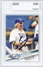 2017 -GARY BUSEY- TOPPS FIRST PITCH BECKETT Signed/Autograph/Auto Baseball Card picture