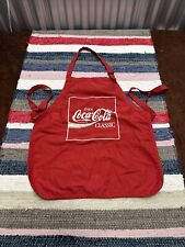 Vintage Coca Cola Red Vendor Over Neck Canvas Apron Ball Park Stadium Pockets picture