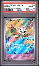 PSA 10 ROWLET 043 | First Partner Series 1 Full Art Promo Pokemon Card picture