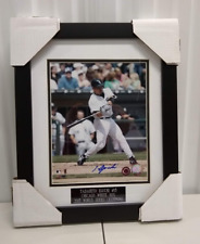 Tadahito Iguchi-White Sox- Autographed 8x10 Photo-Framed/ Matted/ Schwartz COA picture