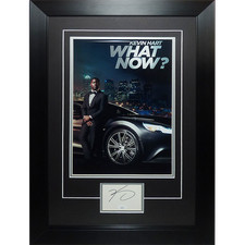Kevin Hart What Now 11x17 Poster Deluxe Framed with Autograph - JSA picture