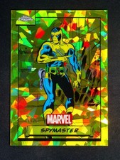 2024 Topps Chrome Marvel #148 Spymaster Doom Spider Gambit YELLOW SAPPHIRE /75 picture