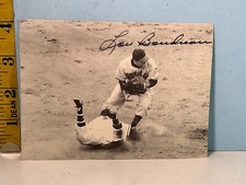 Lou Boudreau Autographed Signature Magazine Photo picture