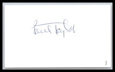Paul Taylor - Dancer & Choreographer - 3x5 Card - Signed | Autograph (e) picture