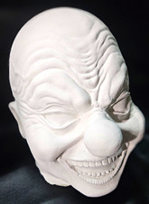 slipknot style Clown TTE blankLatex Mask, Unpainted Costume Mask for Halloween picture