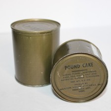 Vintage Vietnam War-era  (Unopened, No Key) US Military MCI/C-ration cans. picture