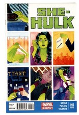 She-Hulk (3rd Series) #2- 2nd Print VFNM 9.0 2014 Kevin Wada Cover picture