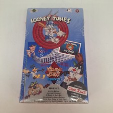 Looney Tunes Comic Ball Baseball Cards Sealed Box Series 1 1990s Upper Deck picture