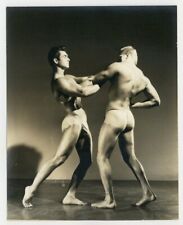 Spartan Of Hollywood 1950 Gay Physique Photo Bob John & Bob Rome Beefcake Q7916 picture