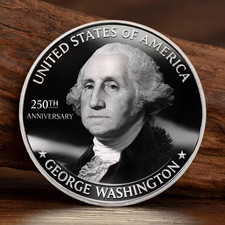 USA 250th Anniversary 1776-2026 George Washington Eagle Coin Collectible picture