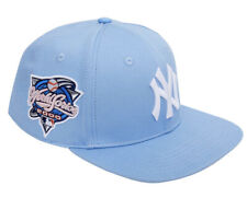 NEW YORK YANKEES LOGO 2000 WORLD SERIES SNAPBACK  Hat Pro Standard Baby Blue picture