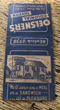 1930s-40s Oelsner’s Colonial Tavern Bar Covington Kentucky Matchbook Cover picture