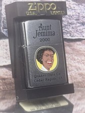 Zippo Quaker Oats Controversial Lighter ultra, rare new with original Box picture