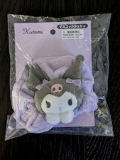 Official Sanrio Kuromi Mascot Scrunchie Cute Character Hair Tie Wrist Band +14 picture