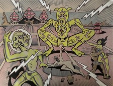 HINDU LORDS MIKE BENNETT'S ORIGINAL ART (2026) 2/1/26. 2 picture