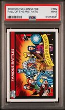 1990 Marvel Universe #102 Fall Of The Mutants PSA 9 MINT picture