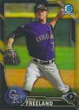 Kyle Freeland 2016 Bowman Chrome Black Gold parallel insert RC rookie card picture