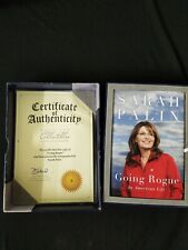Sarah Palin Signed Autograph Going Rogue 1st/1st Limited Edition /5000 Book COA picture