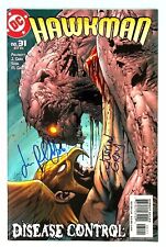 Hawkman #31 Signed by Jimmi Palmiotti & Justin Gray DC Comic 2004 picture