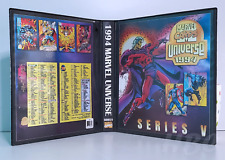 Custom Graphics 1994 MARVEL UNIVERSE SERIES 5 Trading Card Inserts with Binder picture
