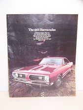 1968 PLYMOUTH BARRACUDA SALES BROCHURE ORIGINAL FRED HUNTINGTON SENECA FALLS NY picture