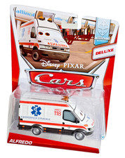 ALFREDO AMBULANCE *ALLINOL BLOWOUT * 2014 Disney / Pixar CARS DELUXE VEHICLE picture