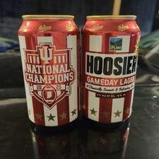 indiana football 2025 National Champion Beer Can Upland Bloomington EMPTY  picture