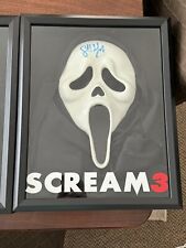 Scott Foley Signed Ghostface Scream 3 Mask In Display Case picture