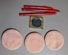 Vintage Maybelline Eye Makeup Eye Shadow Parisian Grey Pencils 50s-60s USA picture