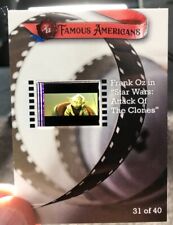 2021 HA Famous Americans Film Clip Star Wars Attack Clones YODA Frank Oz 31/40 picture
