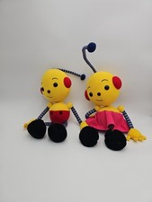 Vtg1999 Mattel Disney Rolie Polie Olie & Zowie Plush Set Approx 17” bean bag picture