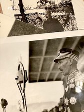Rare vintage archival set — 2 photos of CHANG KAI‑SHEK / TCHANG KAI‑SHEK. picture