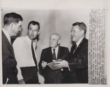 1960 Dem Strategists Mahon Rayburn Yarborough El Paso - Original Press Photo picture