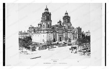 Mexico City Cathedral Standard Postcard COPY RPPC picture